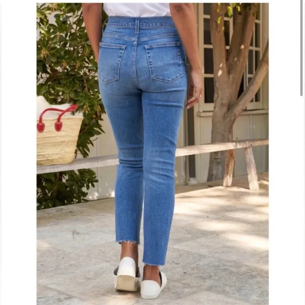 FRANK & EILEEN Cork Everyday Denim Women’s 25 Blue Straight Leg Jeans Style D601